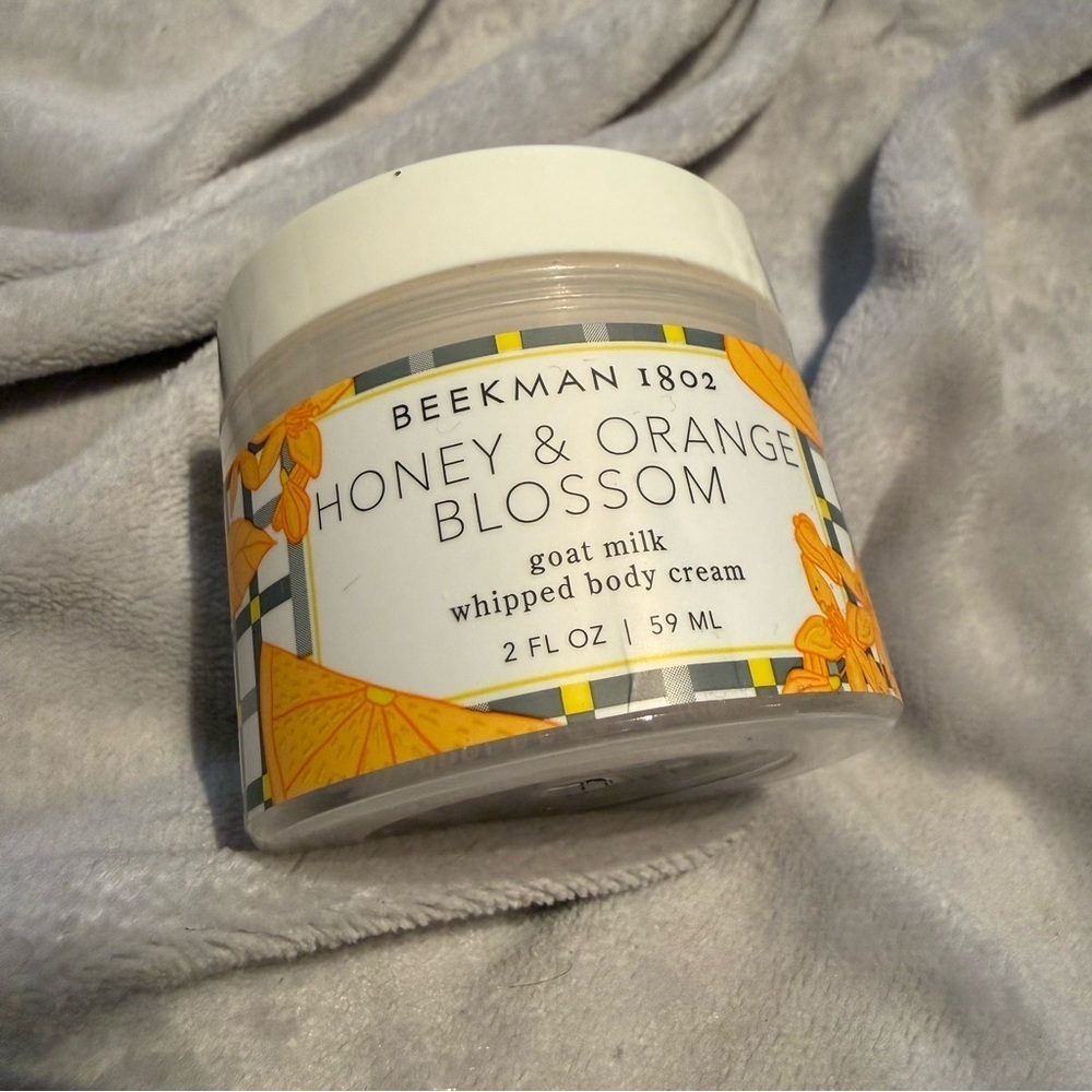 Beekman 1802 Honey & Orange Blossom Body Cream NEW deluxe mini